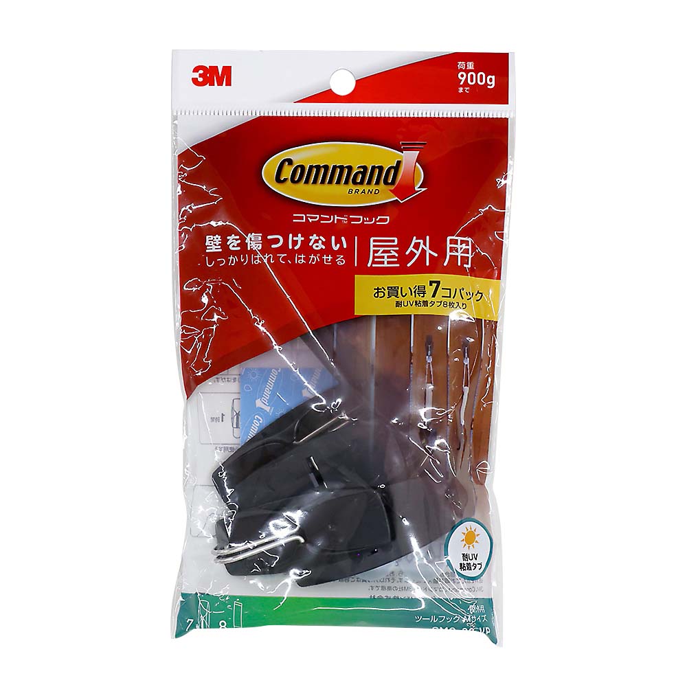 3M コマンドフック 屋外用ツールフック Mサイズ お買い得パック