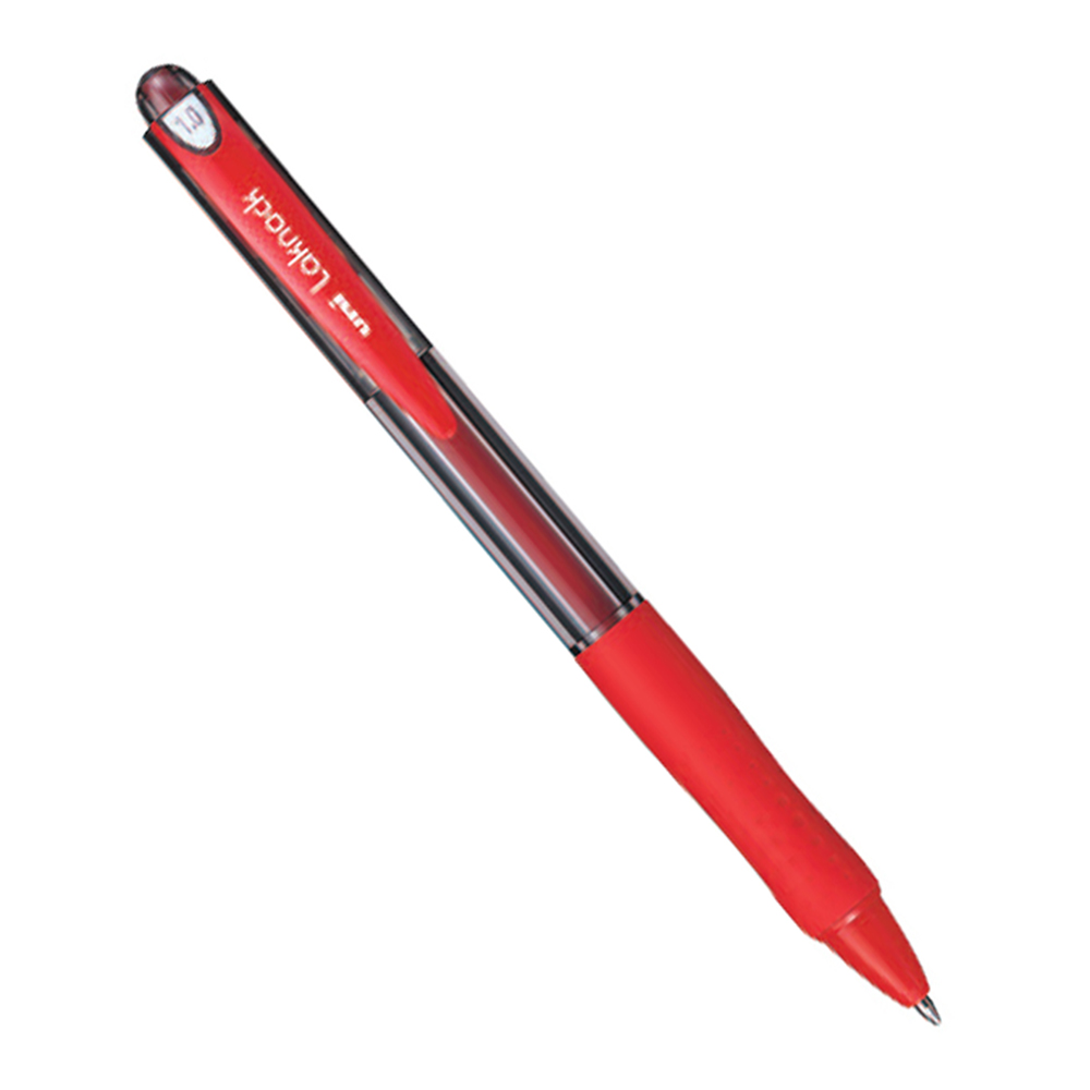 三菱 楽ノック 赤 1.0mm　SN10010.15