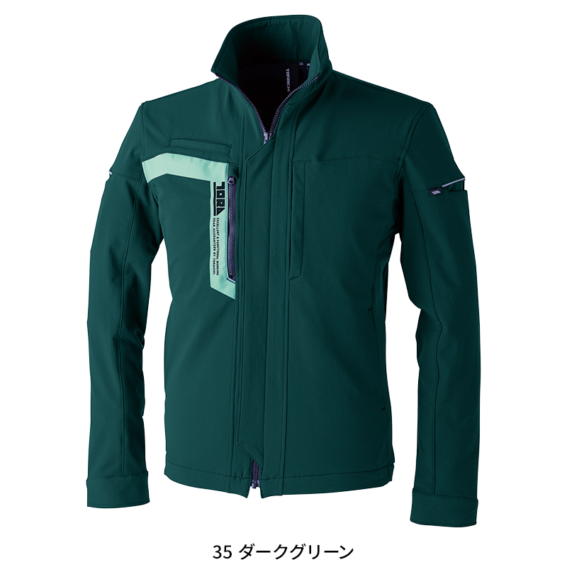 ３６３０ワークジャケットダークグリーンＭ