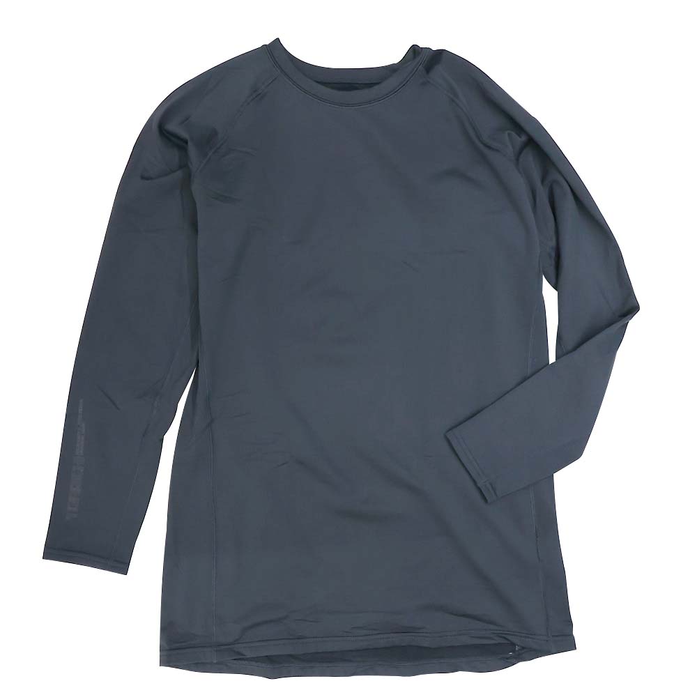 ７９５１長袖クルーネックＴシャツスミグレー３Ｌ
