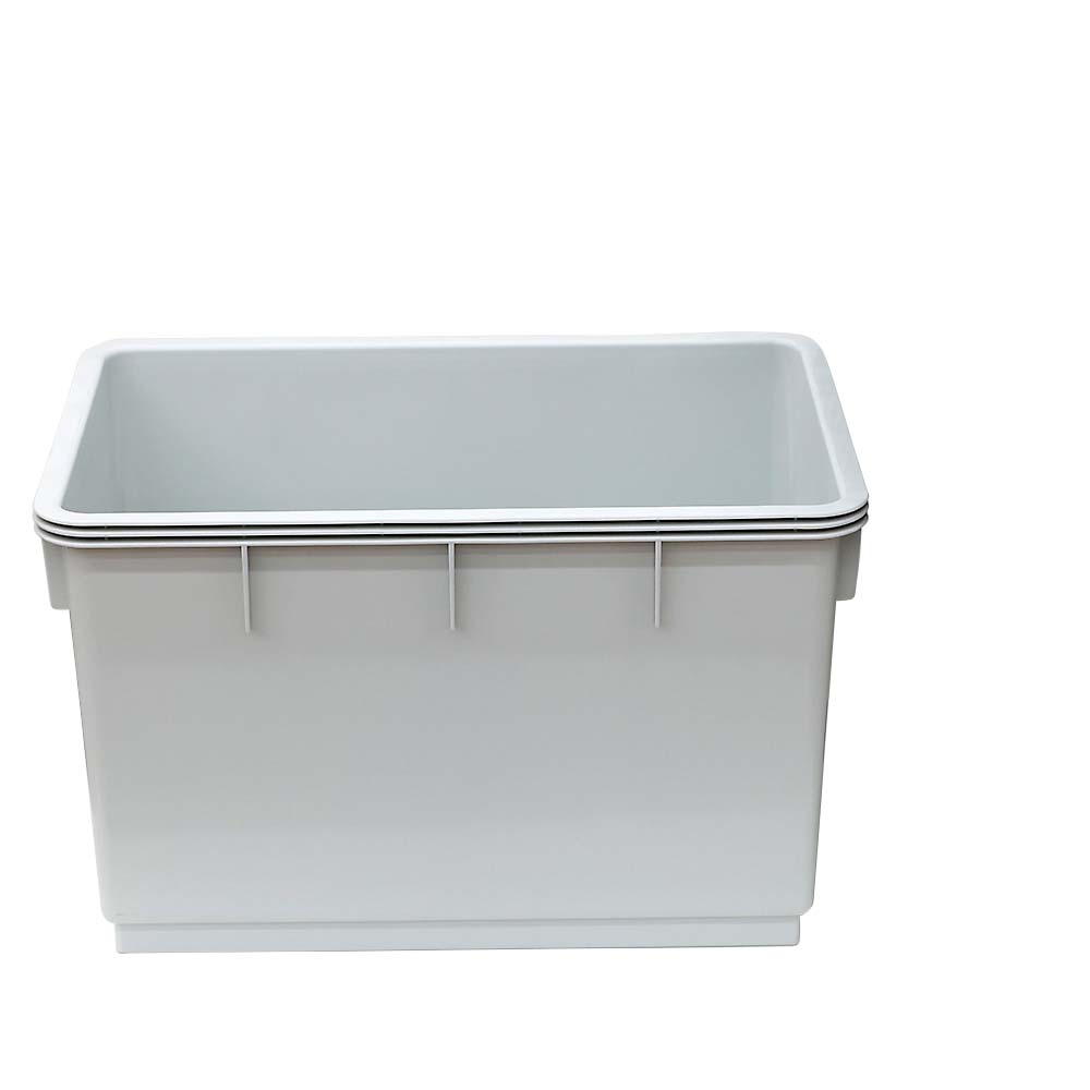 角型漬物容器（グレー）　３６Ｌ