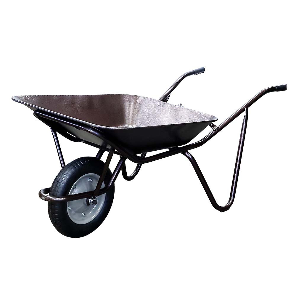 ノーパンク一輪車　浅型　ダークレッド　　８００ｘ６００ｍｍ　８００ｘ６００ｍｍ