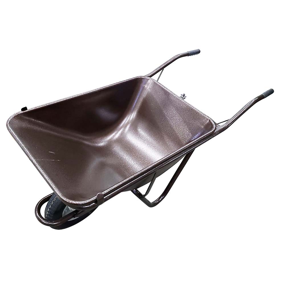 ノーパンク一輪車　深型　ダークレッド　　８００ｘ５２０ｍｍ　８００ｘ５２０ｍｍ