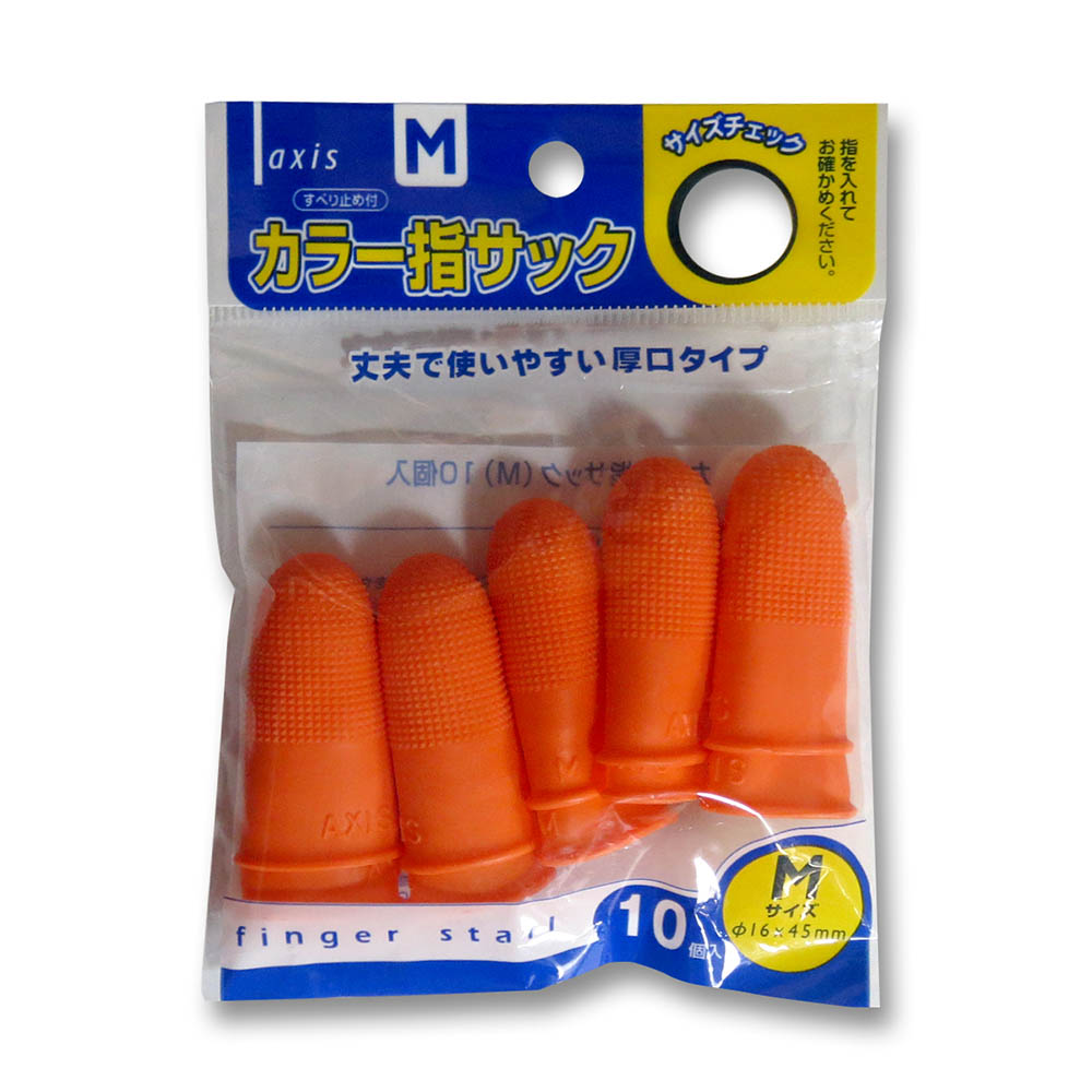 デビカ カラー指サック M 10個入り　061636