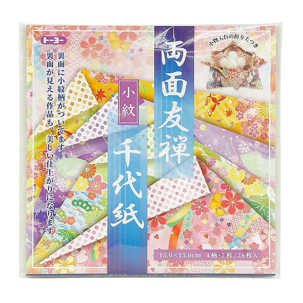 両面千代紙小紋　10126