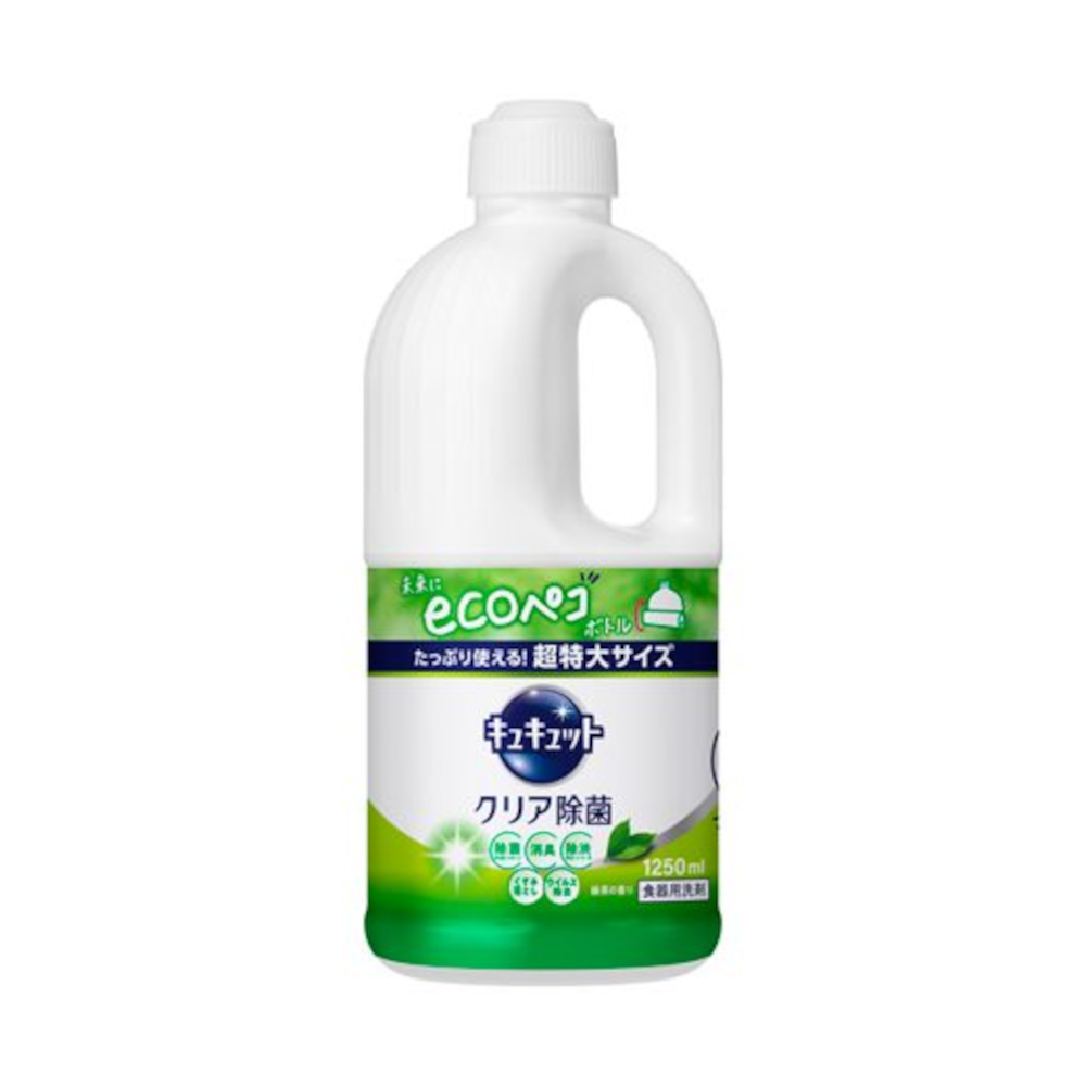 キュキュットクリア除菌緑茶の香り詰替　1250ml