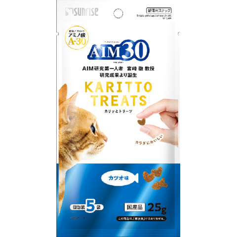 AIM30 カリッとトリーツ カツオ味　5g×5