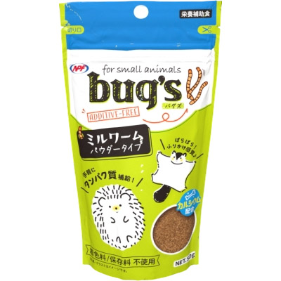 ＮＰＦ　ｂｕｇｓ　ミルワーム　パウダータイプ５０ｇ