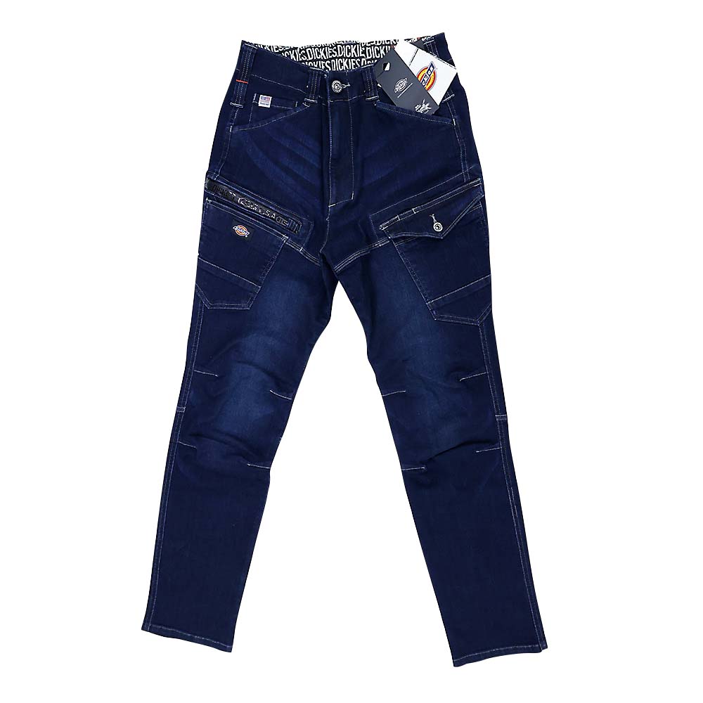 D2905 ストレッチシルキーデニムカーゴ　INDIGO L