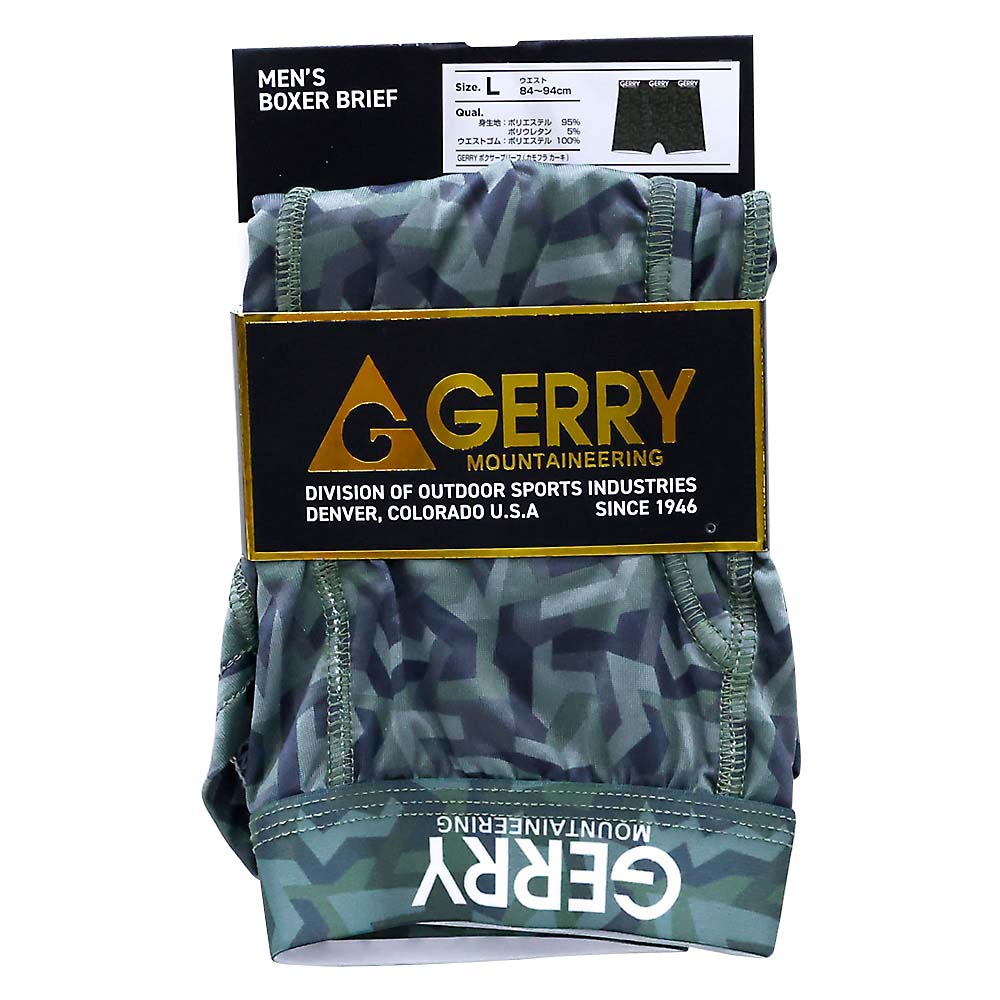GERRY G22BB ボクサーブリーフ(カモカーキ)L　カモカーキ L