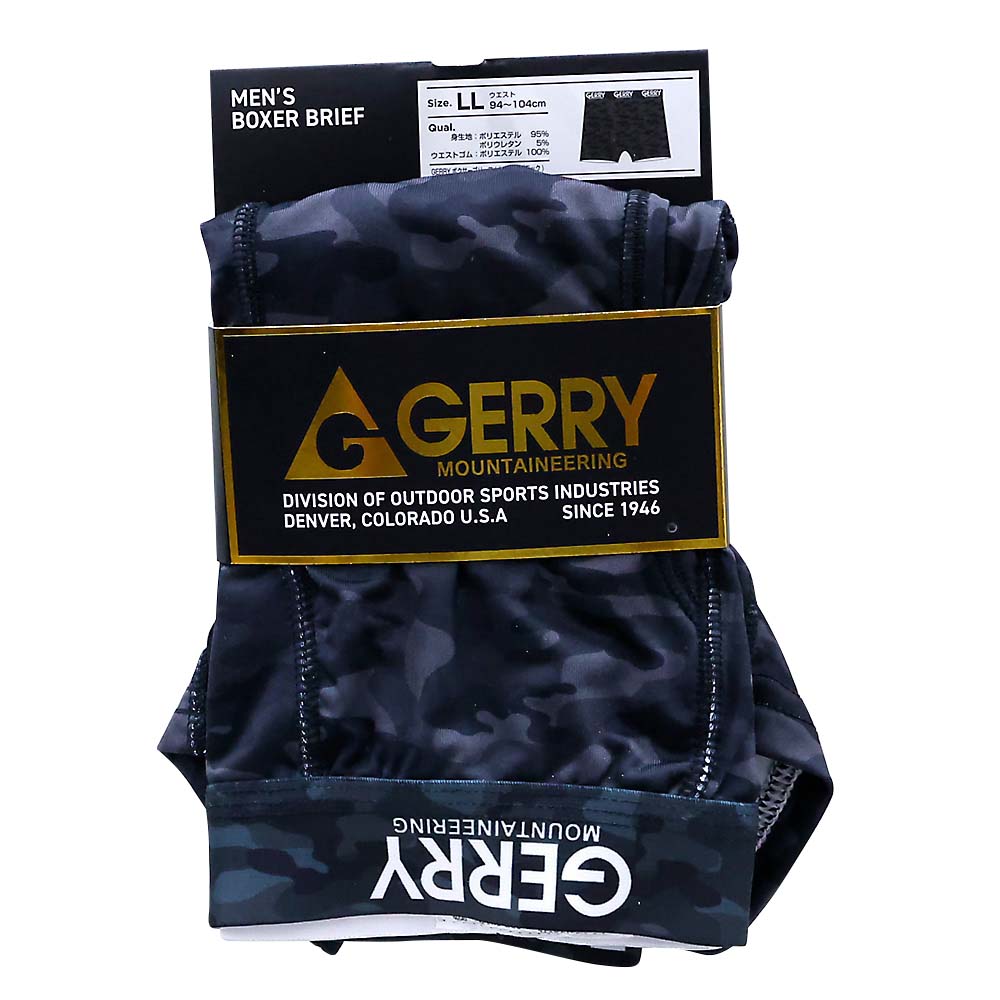 GERRY G22BB ボクサーブリーフ(カモブラック)LL　カモブラック LL