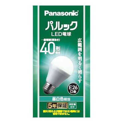 パルックＬＥＤ　４０Ｗ昼白色　ＬＤＡ４ＮＧＫ４