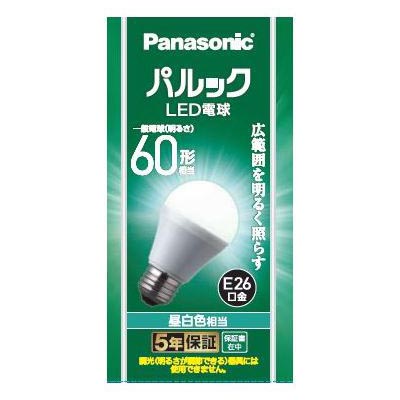 パルックＬＥＤ　６０Ｗ昼白色　ＬＤＡ７ＮＧＫ６