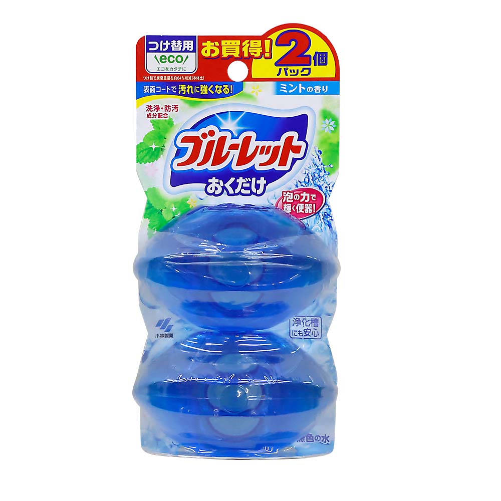液体ブルーレットおくだけ つけ替用2個 ミントの香り　70mlX2