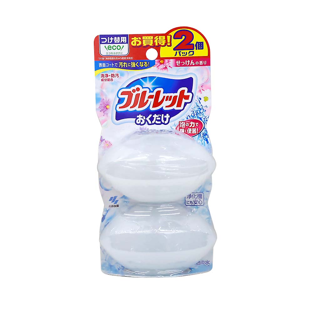 液体ブルーレットおくだけ つけ替用2個 せっけんの香り　70mlX2