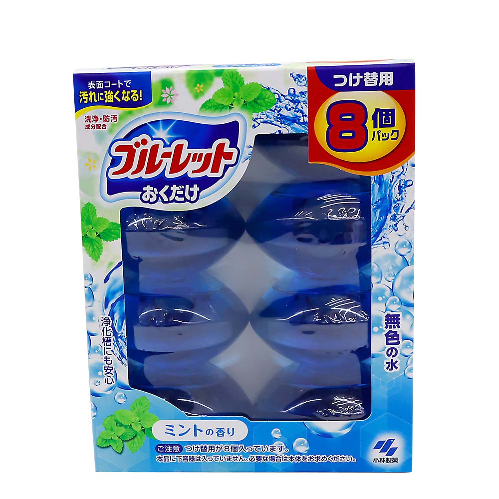 液体ブルーレットおくだけ つけ替用8個 ミントの香り　70mlx8