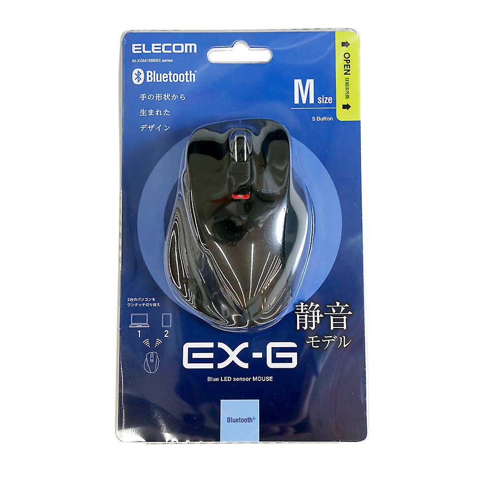エレコム Bluetooth Blueマウス 握りの極み　M-XGM15BBSXBK