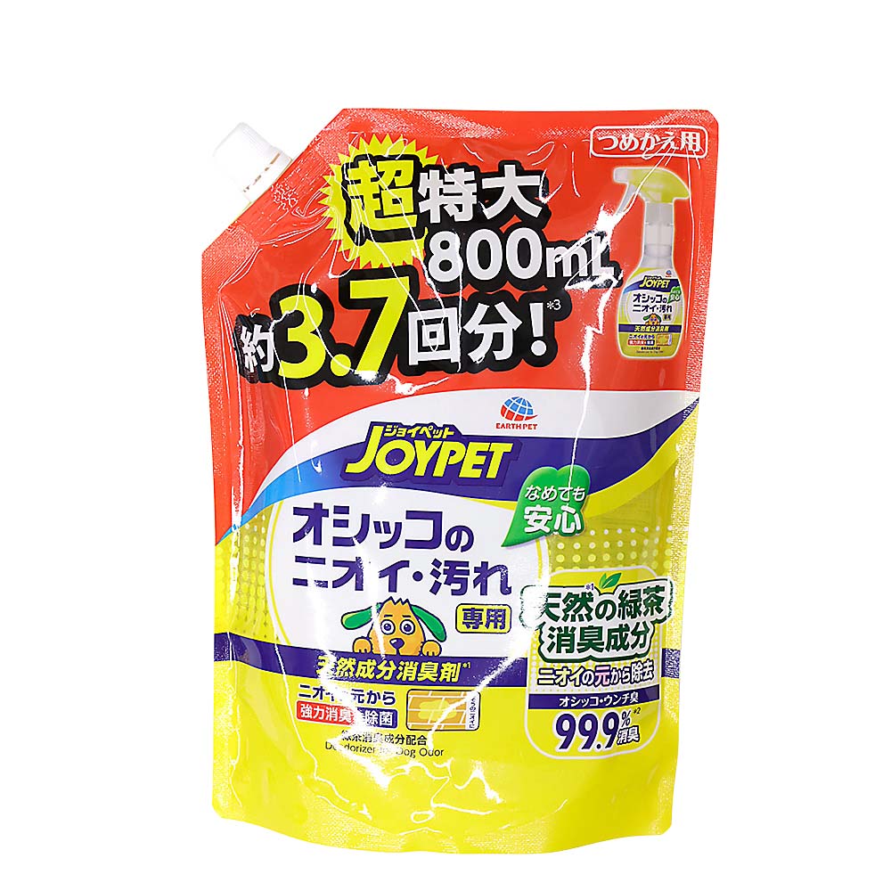 アース･ペットJP天然成分消臭犬詰替え　800ml