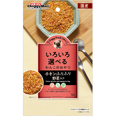 ドギーマンハヤシDSVチキンふりふり野菜入り　50g