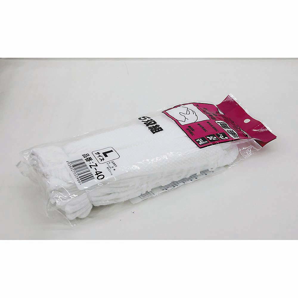 Z40 スベリドメ ウスデ5P　ホワイト L