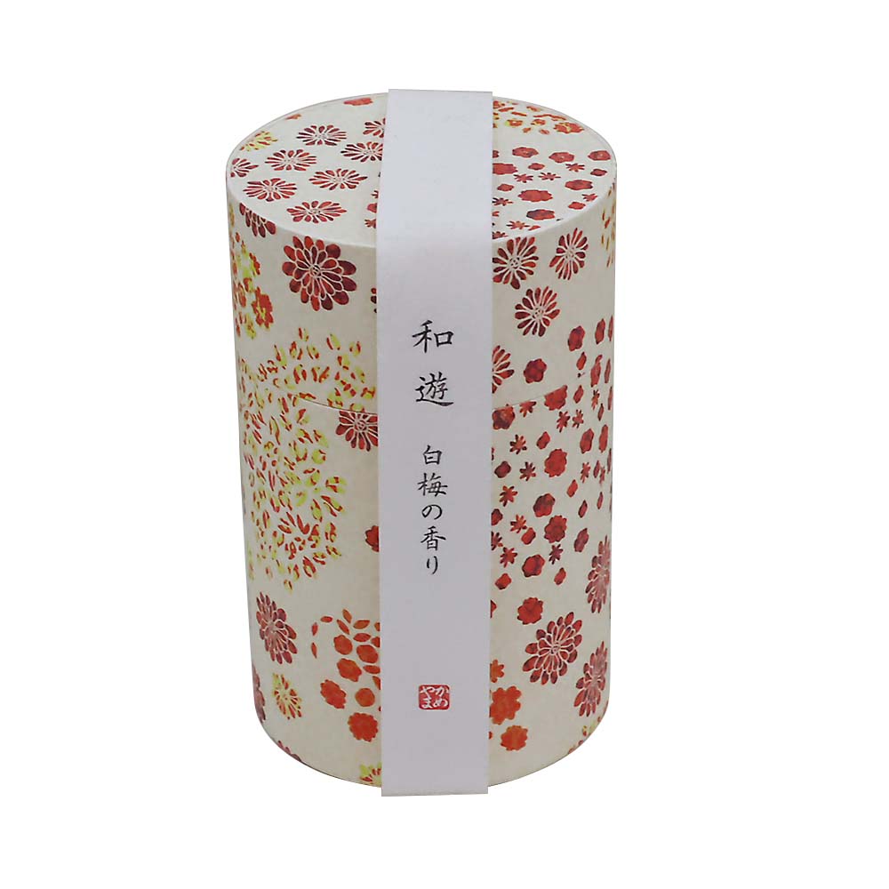 和遊 筒箱 白梅の香り