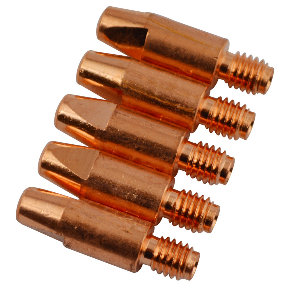 ソリッドワイヤアルミ用チップ0.8φ 5ケ入　P-606