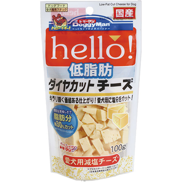 ハヤシ　ハロー低脂肪ダイヤカットチーズ　100g