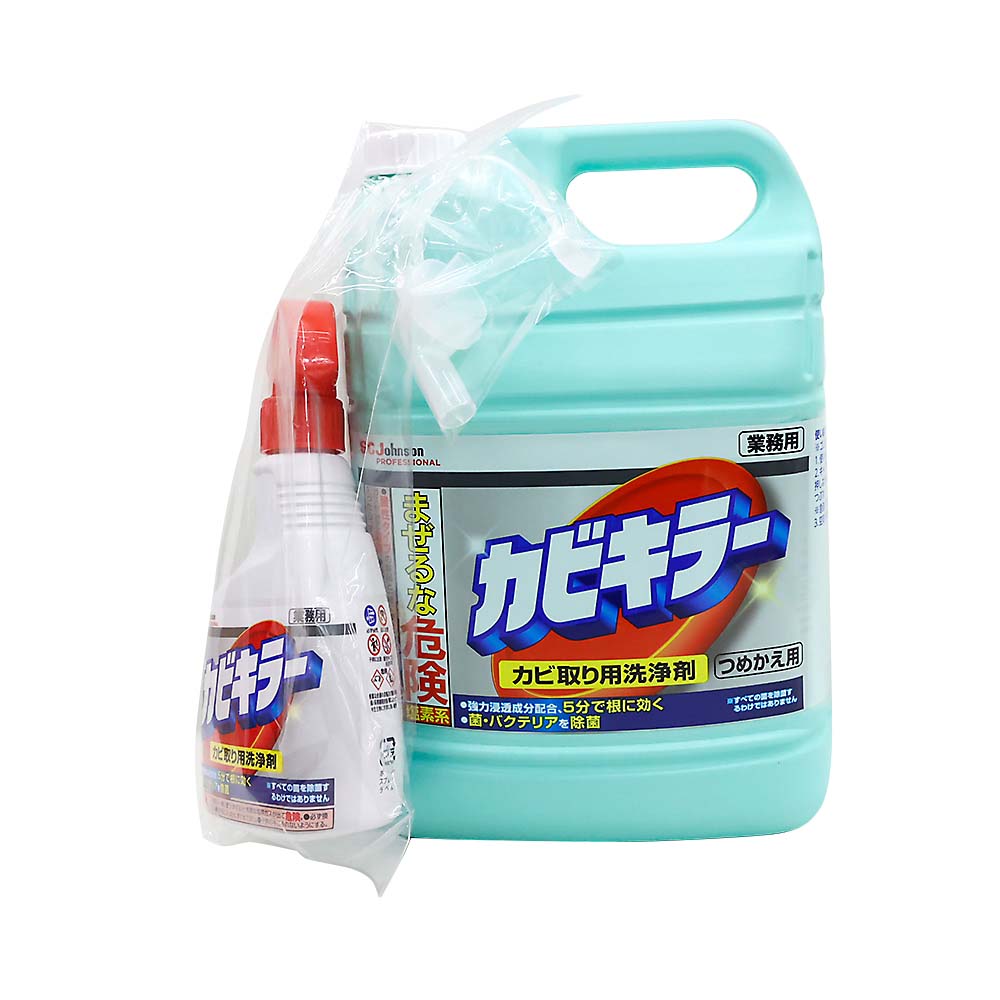 カビキラー詰替 業務用5kg 空ボトル400g付
