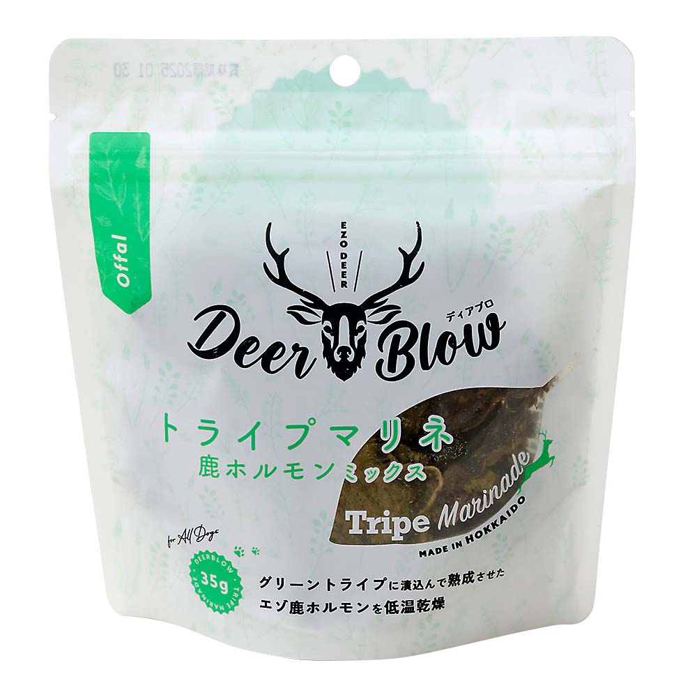 ペットカインドＤＢトライプエゾ鹿ホルモン　３５ｇ