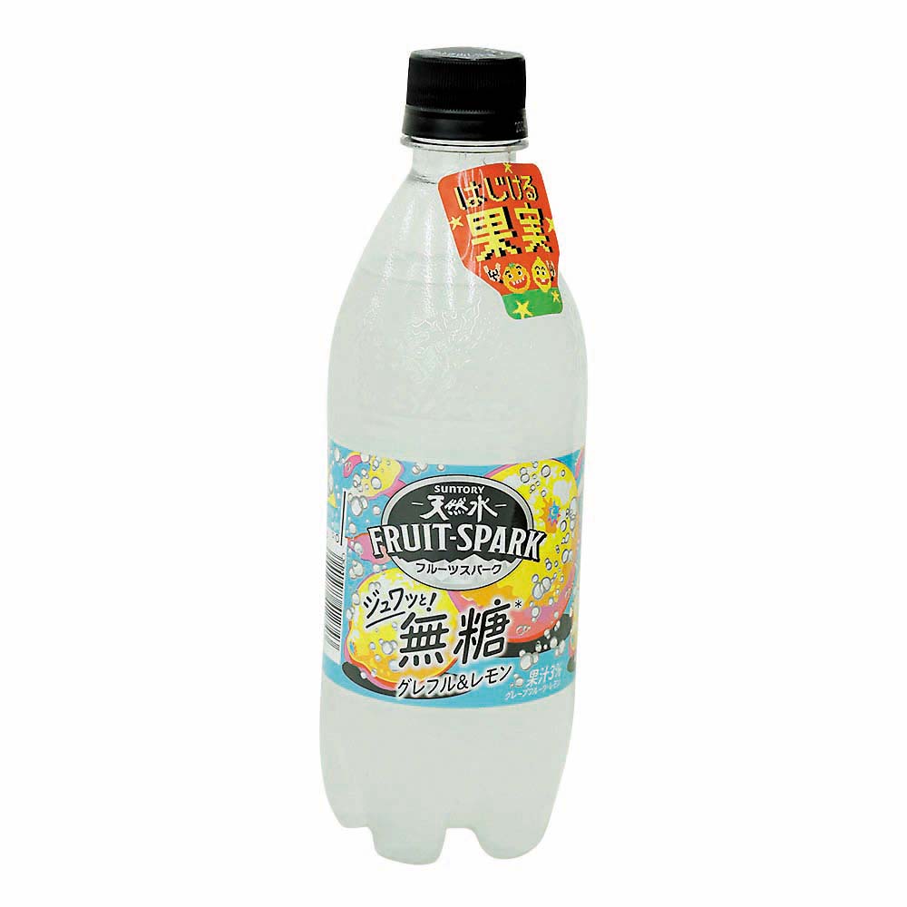 サントリー　天然水ＦＲＵＩＴ－ＳＰＡＲＫ　グレフル＆レモン　５００ml
