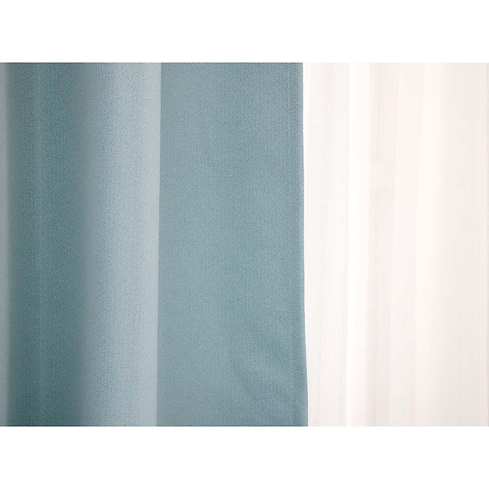 ４Ｐカーテンサロネ　ブルー　１００×１３５ｃｍ