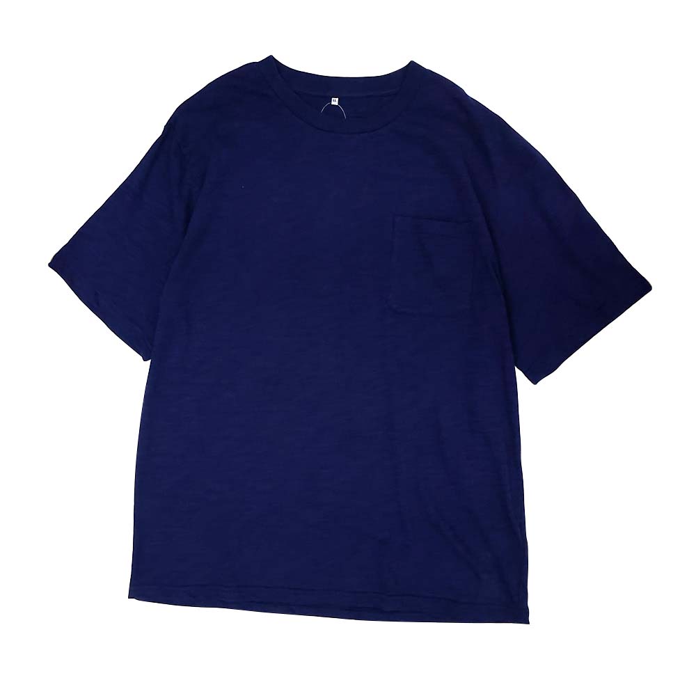 スラブＴシャツ　和【なごみ】藍（ネイビー）ＬＬ　ネイビー　ＬＬ