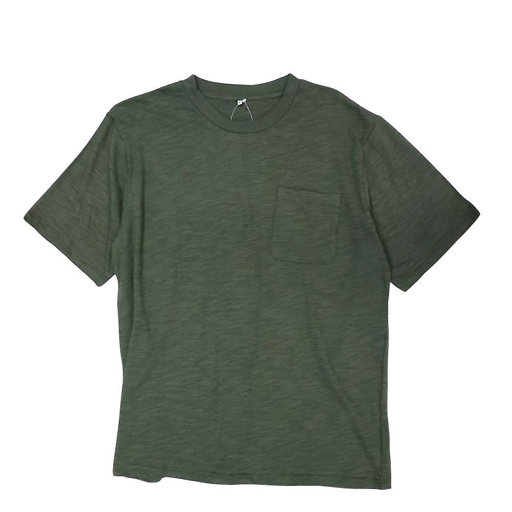 スラブＴシャツ　和【なごみ】うぐいす（カーキ）Ｌ　カーキグリーン　Ｌ