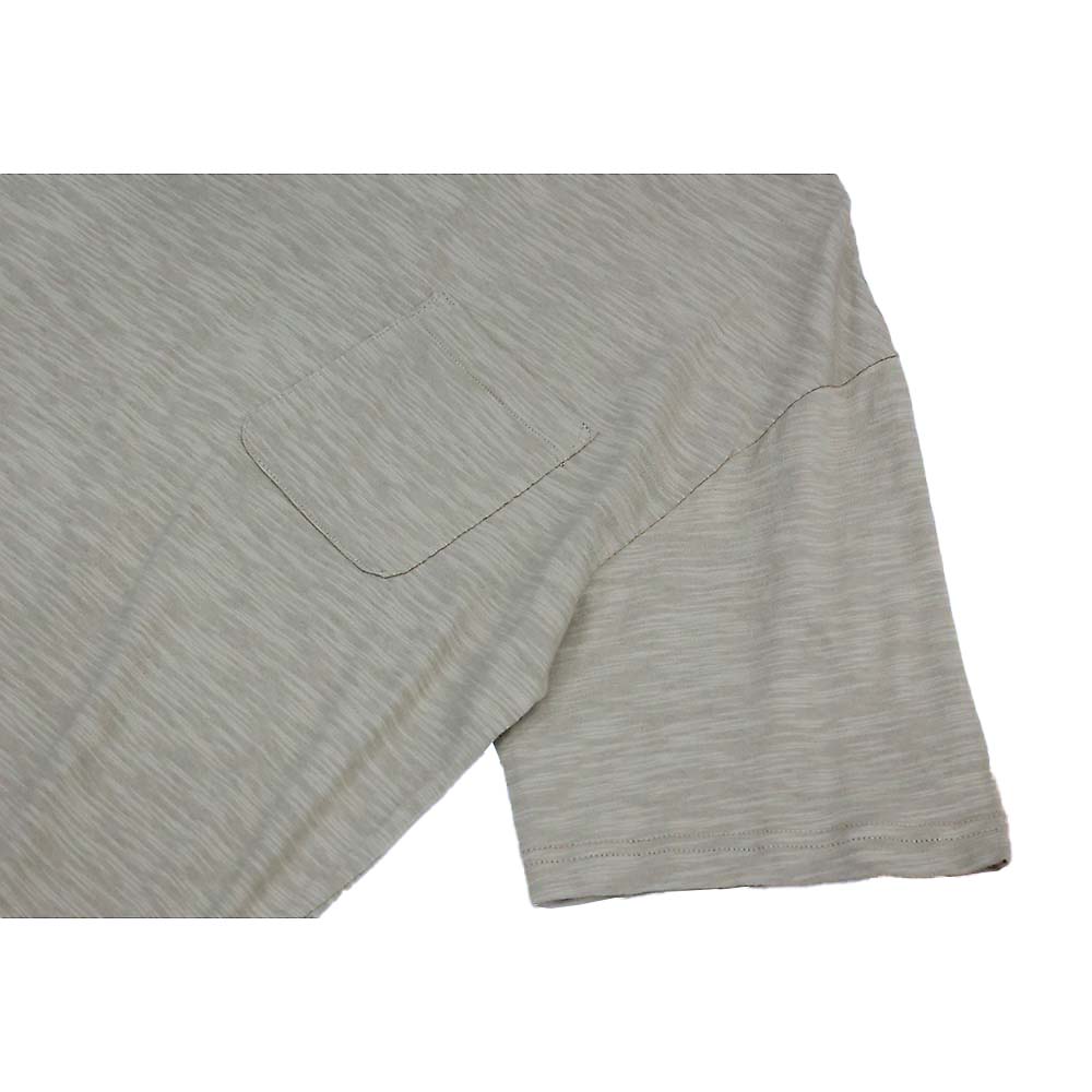 スラブＴシャツ　和【なごみ】薄茶（ベージュ）Ｌ　ベージュ　Ｌ