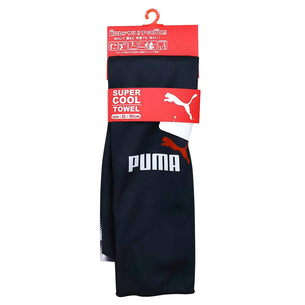 ＰＵＭＡ　スーパークールタオル（ブラック）　３１ｘ９０ｃｍ