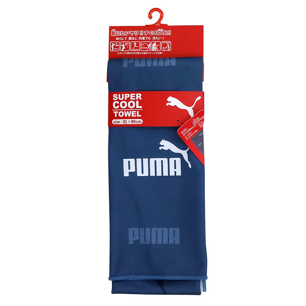 ＰＵＭＡ　スーパークールタオル（ダークブルー）　３１ｘ９０ｃｍ