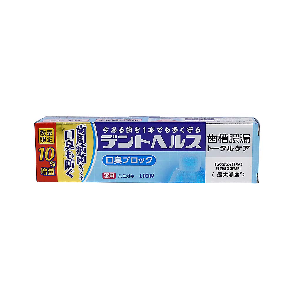 デントヘルス薬用ハミガキ口臭ブロック　１０％増量品　９４ｇ