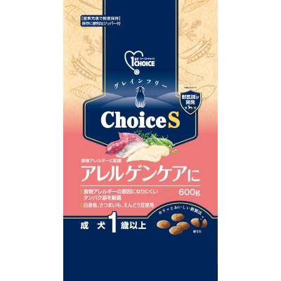 ファーストチョイス チョイスSアレルゲン成犬　600g