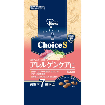 ファーストチョイス チョイスSアレルゲン高齢犬　600g
