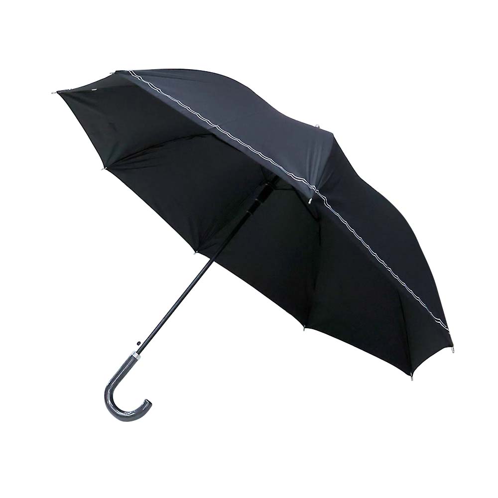 晴雨兼用ジャンプ傘　オーシャン　ブラック　６０ｃｍ