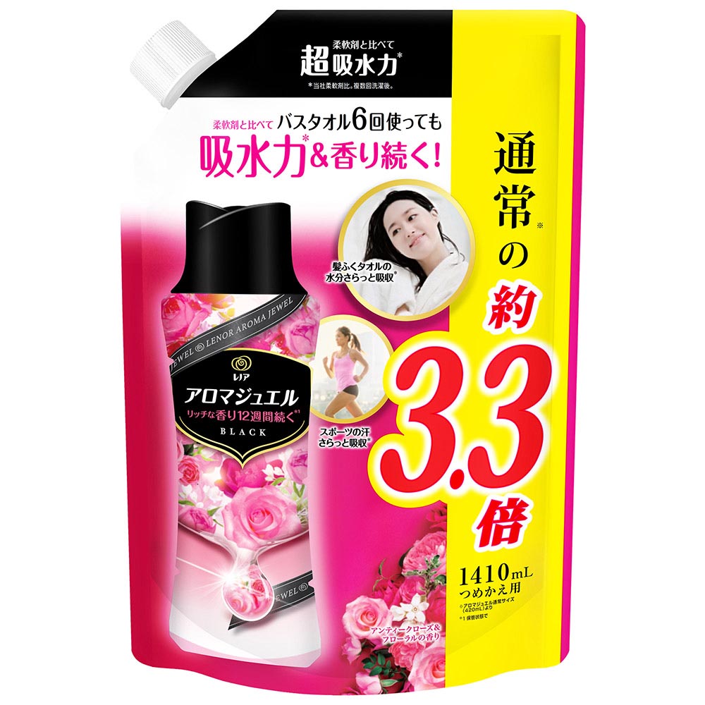 レノアアロマジュエル アンティークローズ&フローラルの香り 詰替超特大　1410ml