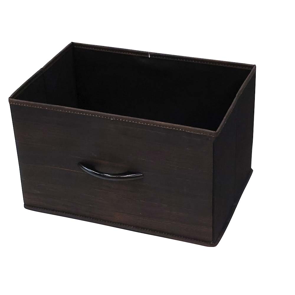 ファブリックインナーBOX TSBR-02 DBR　幅380奥260高240