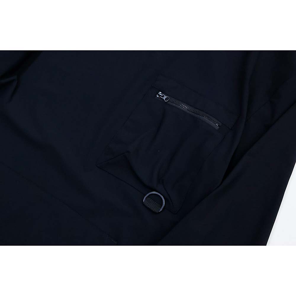 NPUストレッチ長袖Tシャツ ブラック LL　24502