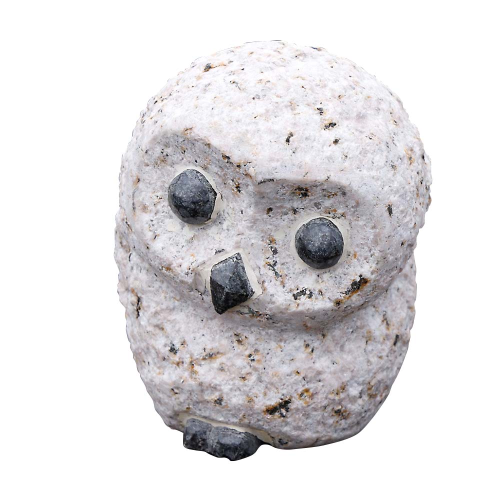 フクロウ小(錆)　約8cm