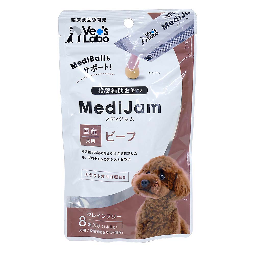 メディジャム犬用ビーフ　6g×8本