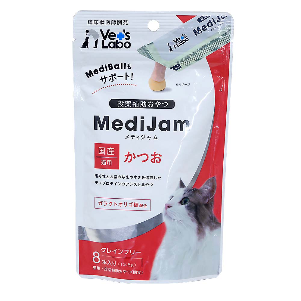 メディジャム猫用かつお　6g×8本