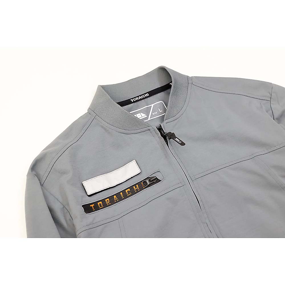 ９２７８１２４ワークジャケット　グレーＬ
