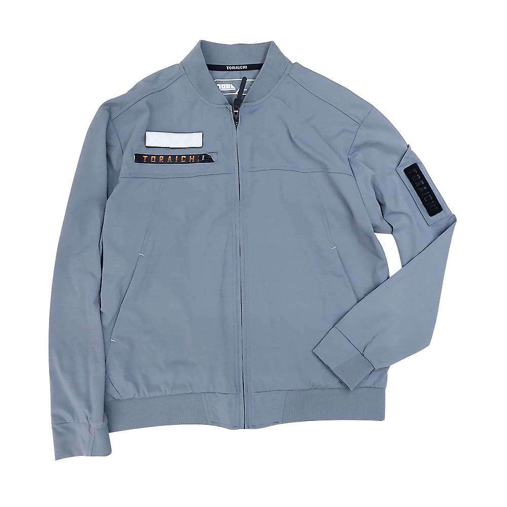 ９２７８１２４ワークジャケット　グレーＬＬ