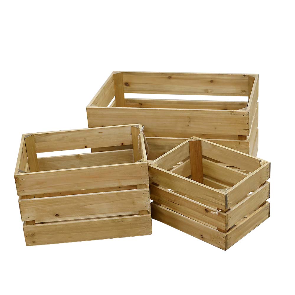 Ｗｏｏｄｅｎ　Ｂａｓｋｅｔ　３ｐｃｓ　ｓｅｔ　ＬＷＨＷ０８９７９－ＡＢＲ