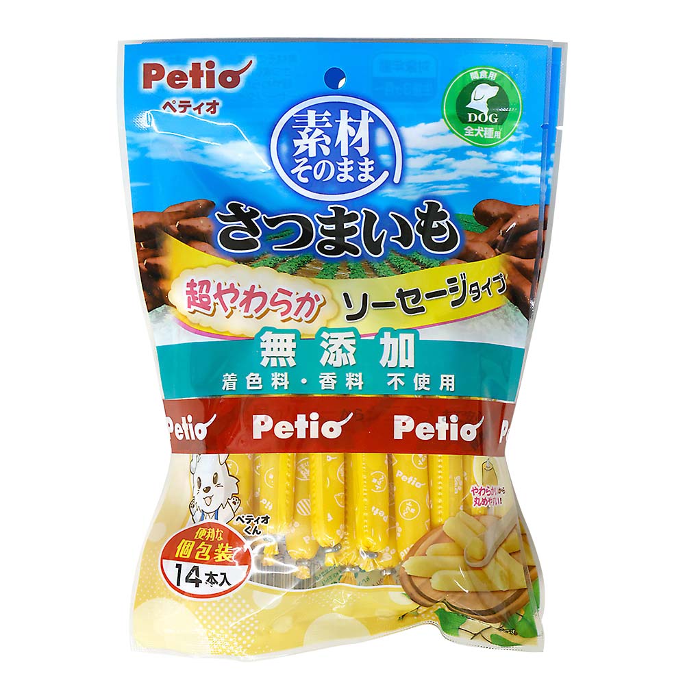 素材そのまま　さつまいも　ソーセージタイプ　１４本ｘ３Ｐ